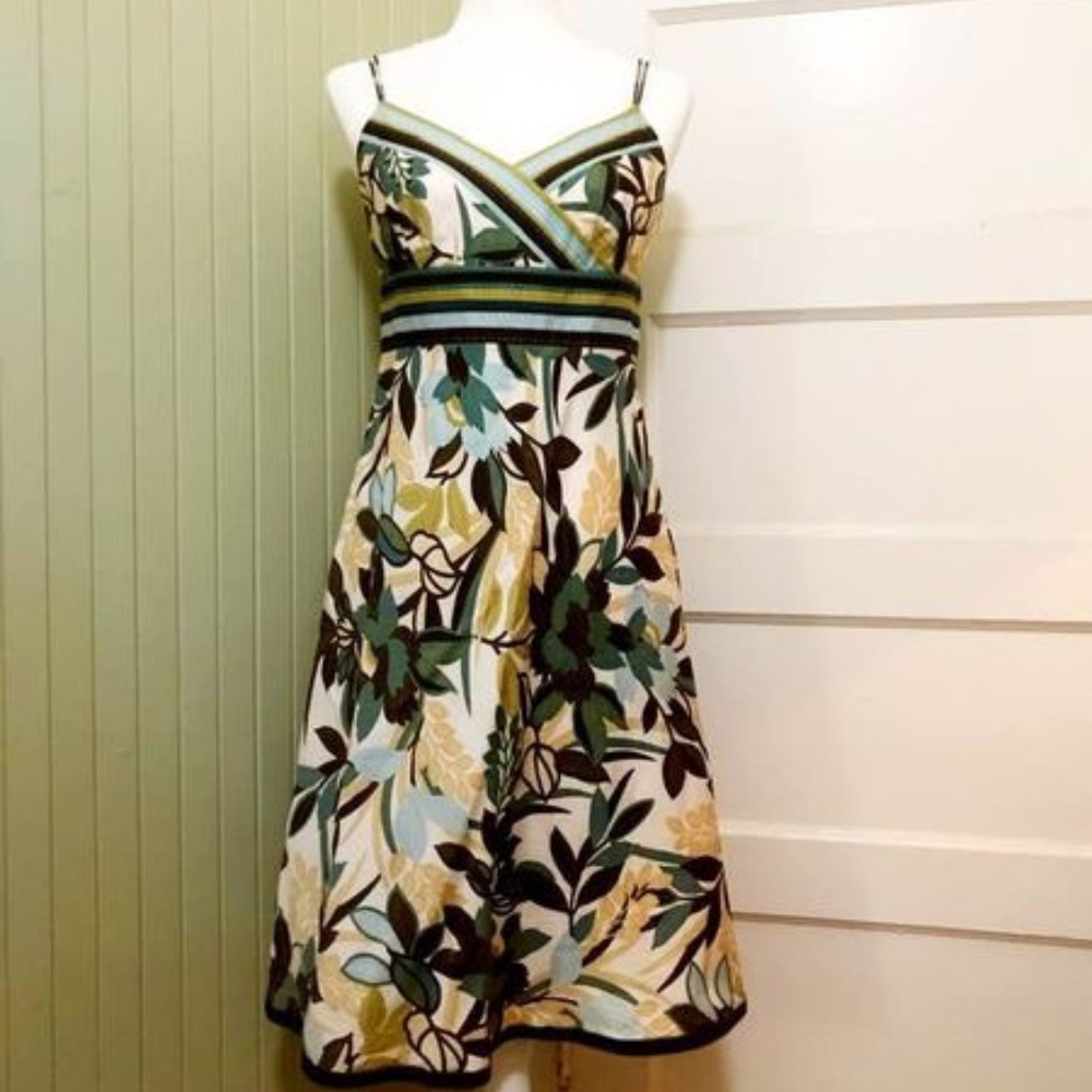 Spring Floral Strappy Dress by Ann Taylor